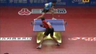 Joo Se Hyuk vs Dimitrij Ovtcharov 2009 EuropeAsia Challenge [upl. by Nirahs]