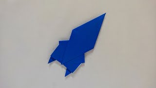 Origami Rocket Easy  How To Make Origami Rocket Easy  Easy Origami [upl. by Yennaiv]