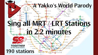 The MRTLRT Stations Song  A Yakkos World Parody SG59 Special [upl. by Eineeuq]