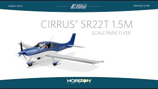 Eflite Cirrus SR22T 15m BNF Basic and PNP [upl. by Serene]