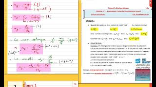 Chimie  Cours Avancement dune réaction 1 [upl. by Enair41]