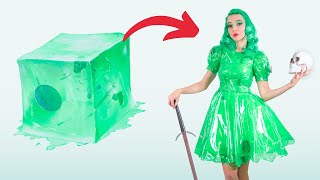 I made a Gelatinous Cube dress [upl. by Llenhoj]