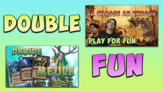 DOUBLE FUN DECKS  Play for fun quotChasse au trésorquot et Druide Meule [upl. by Amleht]