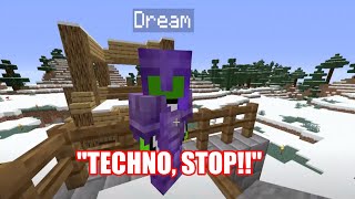 Dream LOSES his mind after Techno TROLLS him  Dream SMP [upl. by Ytsirk361]