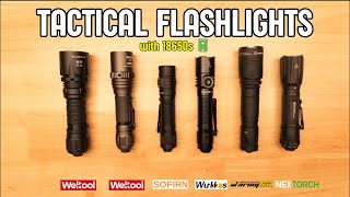 Tactical 18650 Flashlights Weltool vs Sofirn vs Wurkkos vs ArmyTek vs Nextorch [upl. by Kelbee789]