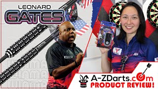 Leonard Gates G1 Darts by Winmau  Soft Tip and Steel Tip Barrel Product Review  Jen Mounts [upl. by Sam989]