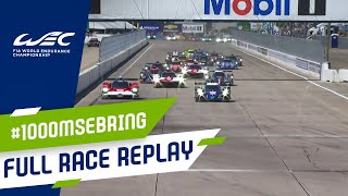 FULL RACE  2022 1000 Miles of Sebring  FIA WEC [upl. by Truscott]