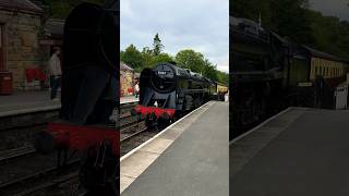 Class 9F Steam Train Arriving at Goathland Station [upl. by Edroi]