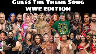 GUESS THE WWE THEME TUNE smackdown raw video [upl. by Salhcin]