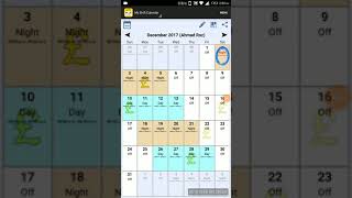 ازاى تخلي برنامج shift calendar يضبط الايام لوحده [upl. by Assirem]