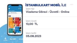 İstanbulkart Vizeleme Online Nasıl Yapılır  İstanbulkart Vizeleme [upl. by Ahsaet771]