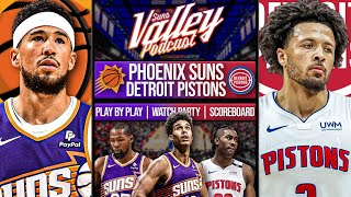 Phoenix Suns vs Detroit Pistons  LIVE Reaction  Scoreboard  Play By Play  Postgame Show [upl. by Madid]