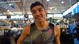 Bryce Hoppel Clocks US Season Lead In Mens 800m At Millrose Games 2024 [upl. by Peters]