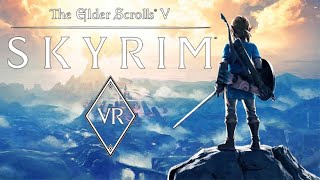 Skyrim VR but it looks like Zelda Breath of the Wild  Oculus Quest 2 [upl. by Kalvn]