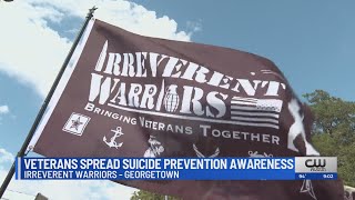 Veterans spread suicide prevention awareness in Georgetown [upl. by Idieh]