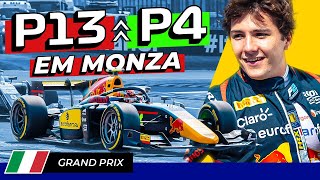 P13 para P4 em Monza Fórmula 2 no Templo da velocidade [upl. by Latsyrhc]