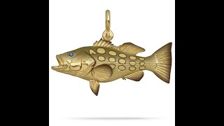 Kelp Bass Pendant by Nautical Treasure Jewelry [upl. by Decca]