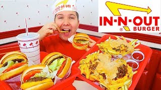 InNOut Burger • Massive Animal Style Cheat Day • MUKBANG [upl. by Eatnod]