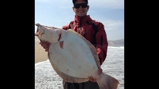 Lenguados de Playa  Pesca en Perú [upl. by Whitnell]