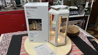 IKEA SOLVINDEN Jar Solar LED Lamp malaysia ikea solar jar lamp solvinden rechargeablelight [upl. by Nyladam]