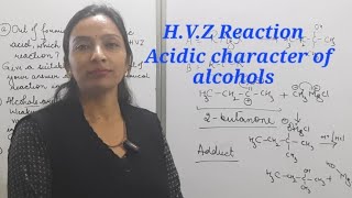 Question on HVZ Reaction amp acidic character of alcohols [upl. by Thorfinn443]