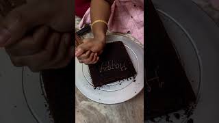 Brownie cake 🎂👩‍🍳😍 brownie browniecake birthday [upl. by Ruthann]