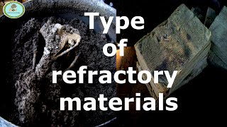 REFRACTORY  TYPES OF REFRACTORY MATERIALS [upl. by Aleil363]