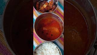 Today lunchbox recipe  Meen kulambu with meen fry shortsfeed lunchideas lunchbox meenkulambu [upl. by Brittan933]