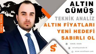 ALTIN FİYATLARI YENİ HEDEFİ SABIRLI OL ALTIN gümüş [upl. by Earal324]