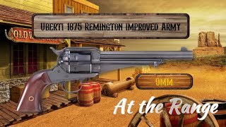 At the Range Uberti 1875 Remington quotOutlawquot in 9mm [upl. by Fanchon]