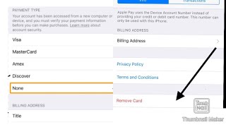 How to remove your Visadebit card from your IPAD IOS 11 [upl. by Ahsahtan]