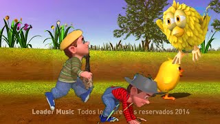 El Pollito Pío y los Niños Divertidos Jugando en la Granja de Zenon [upl. by Hansen]