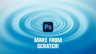 Make from scratch The effect of the Water Ripple in Photoshop 2023 [upl. by Alastair582]