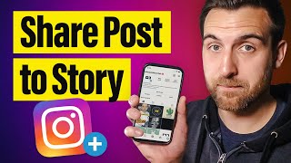 How to Share Posts to Instagram Story [upl. by Eicarg]