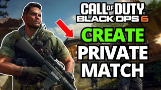 How To Create Private Match in Black Ops 6  1v1 Friend [upl. by Kahcztiy684]