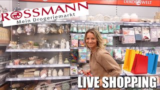 ROSSMANN LIVE SHOPPING 🥰 marieland Mama Life Vlog [upl. by Clementas]