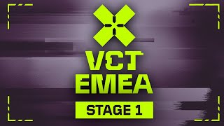 VCT EMEA Stage 1 2024  W1D2 [upl. by Sup]