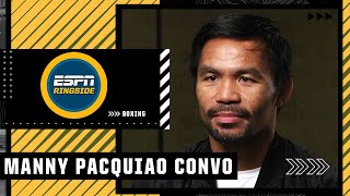 Manny Pacquiao Convo Fighting Yordenis Ugas future in boxing  ESPN Ringside [upl. by Robinetta]