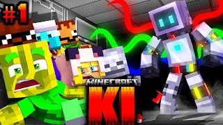 Die KÜNSTLICHE INTELLIGENZ IST ERWACHT Minecraft KI [upl. by Cassie300]