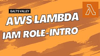 AWS Lambda 101  Part 4  IAM Role Introduction [upl. by Suixela]