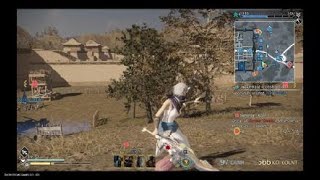 DYNASTY WARRIORS 9 Empires Fan Blade Combo [upl. by Evangelina]