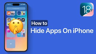 How To Hide Apps In Hidden Folder In iOS 18 [upl. by Sybley]