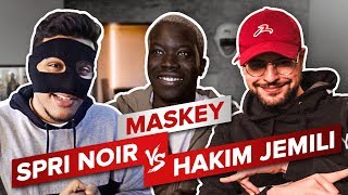 SPRI NOIR vs HAKIM JEMILI  MASKEY – Ptit Delire Show [upl. by Tobie]