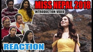 Media Students React to Miss Nepal Shrinkhala Khatiwada  Contestant Introduction Video [upl. by Peterman]