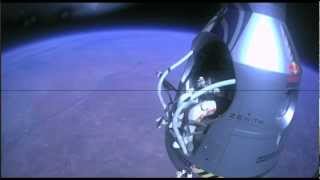 Saut de Felix Baumgartner depuis la stratosphère ENTIER [upl. by Diley]