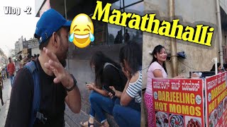 Marathahalli area Vlog 2  KLM Fashion Mall  Marathahalli Village  Kalamandir IT Hub Marathahalli [upl. by Acihsay]