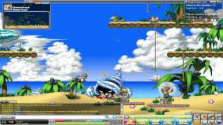 MapleStory  Florina Beach Boss King Clang [upl. by Aieka]