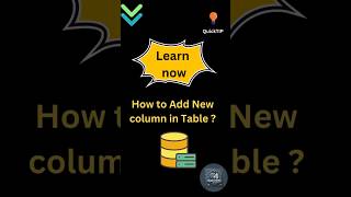 How to add new column in Table [upl. by Tirma787]