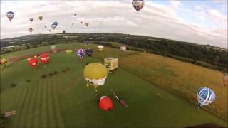 Bristol International Balloon Fiesta 2013 Sat 10th August AM Mass Launch [upl. by Haidabej]