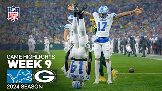 Detroit Lions vs Green Bay Packers  2024 Week 9 Game Highlights [upl. by Serra584]